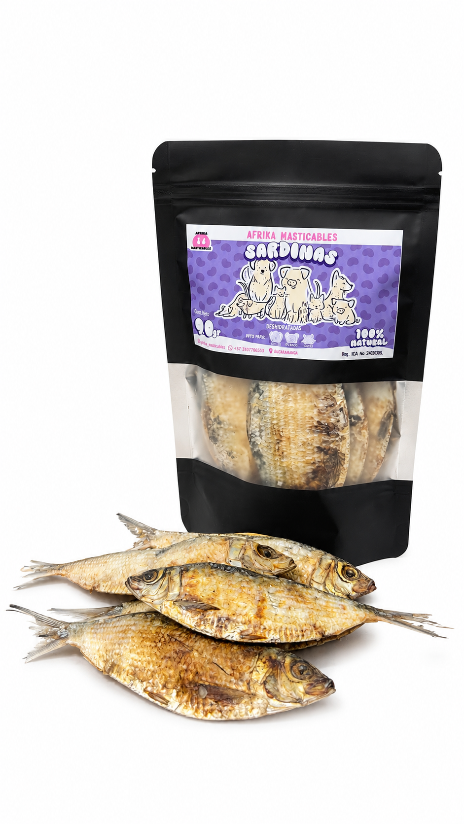 SARDINAS DESHIDRATADAS 90GR