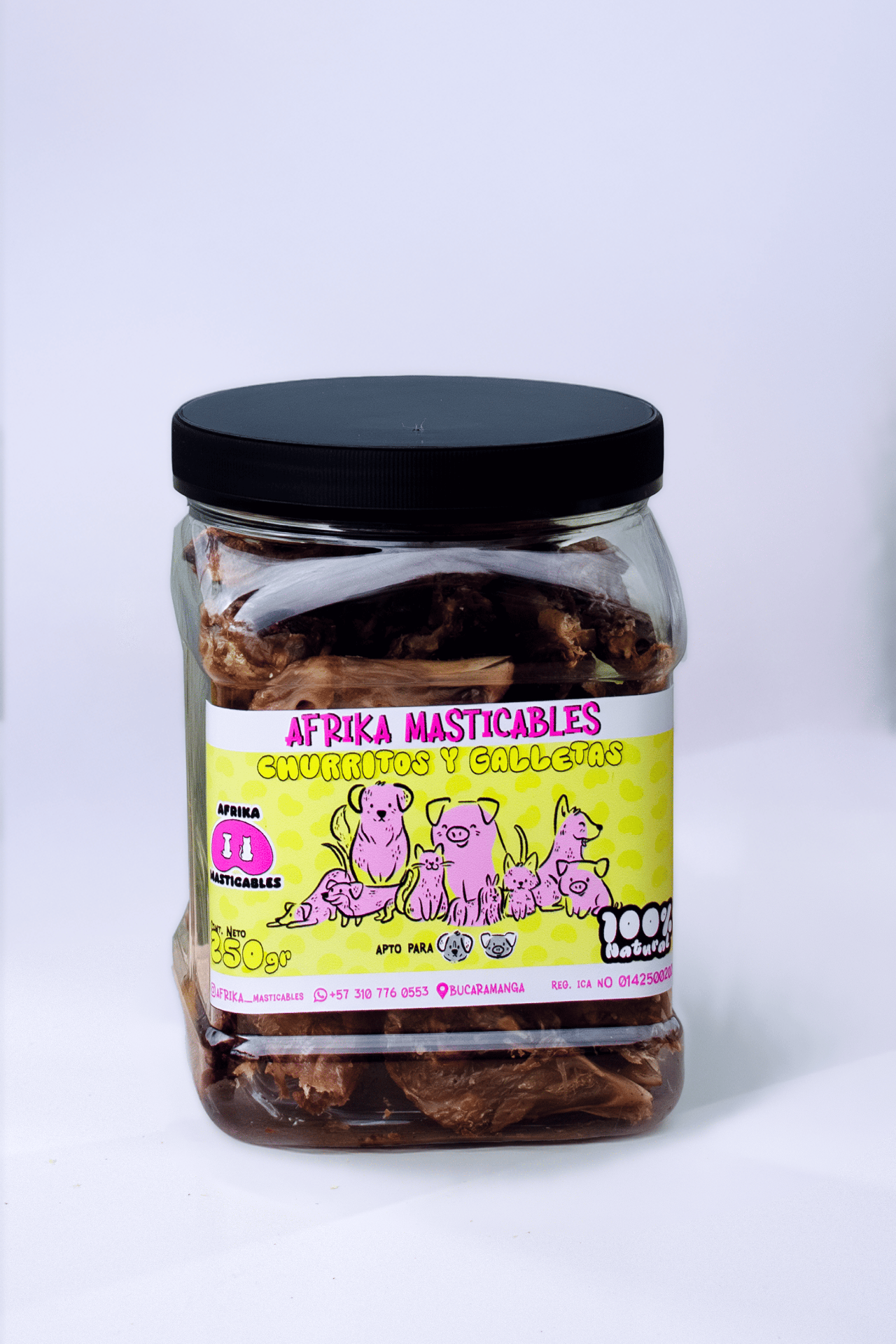 CHURRITOS Y GALLETAS DESHIDRATADAS 250GR