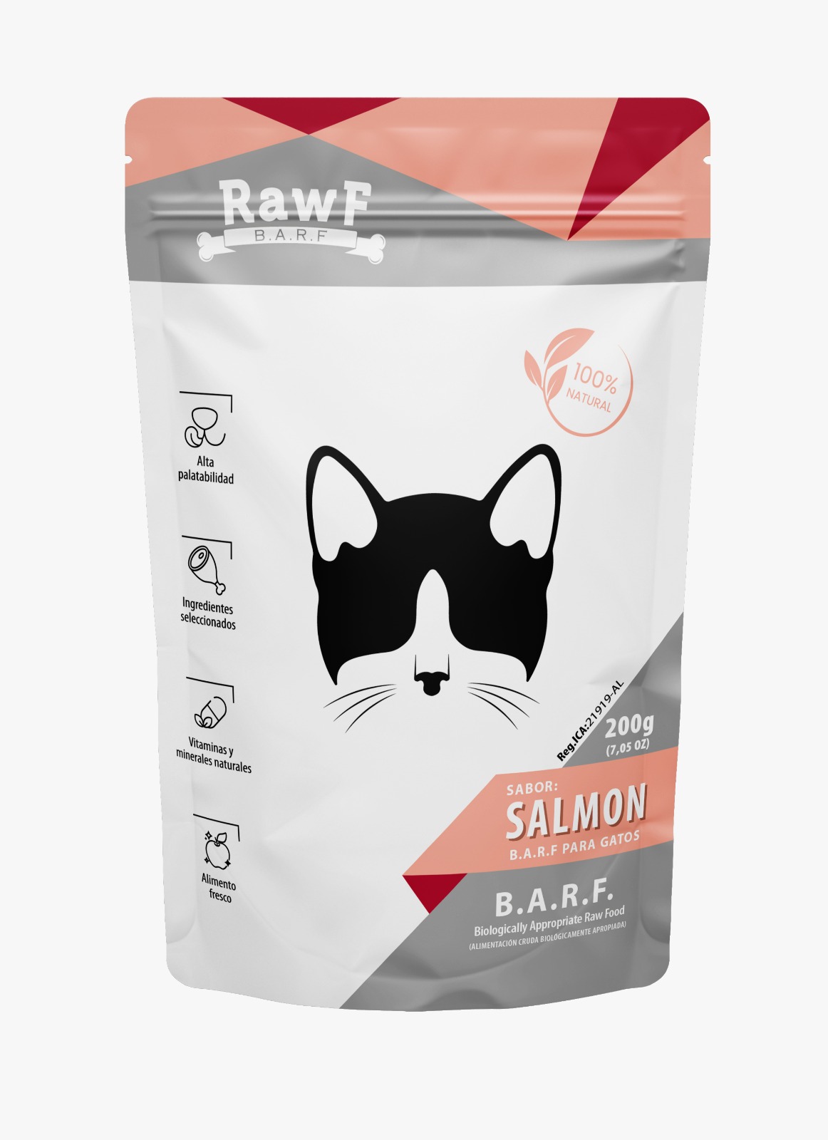 B.A.R.F Gato Salmón