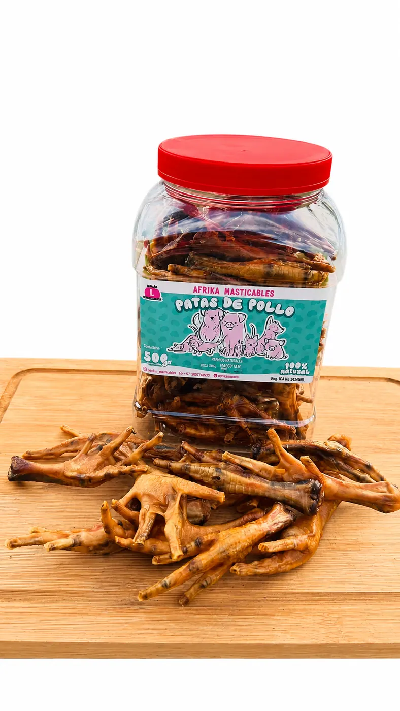 Patas de pollo deshidratadas 500 g