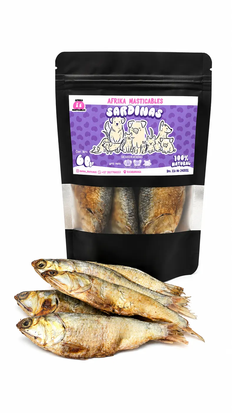 Sardinas deshidratadas 60 g