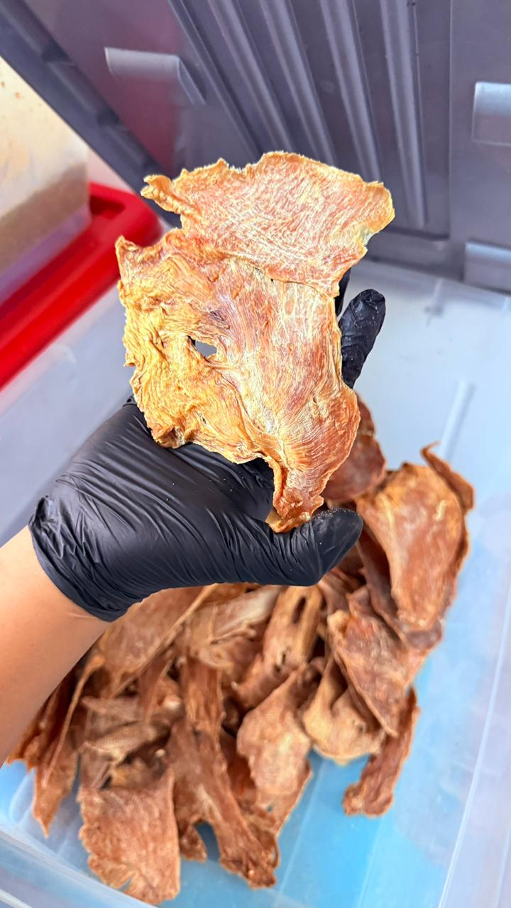 Pechuga de pollo deshidratada artesanalmente