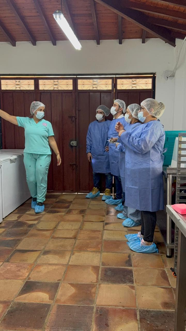 Equipo Afrika usando protocolo completo de bioseguridad